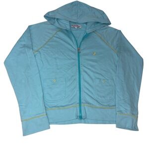 Vintage Donaldson Walt Disney Company Full Zip Sweatshirt Women's Medium Blue